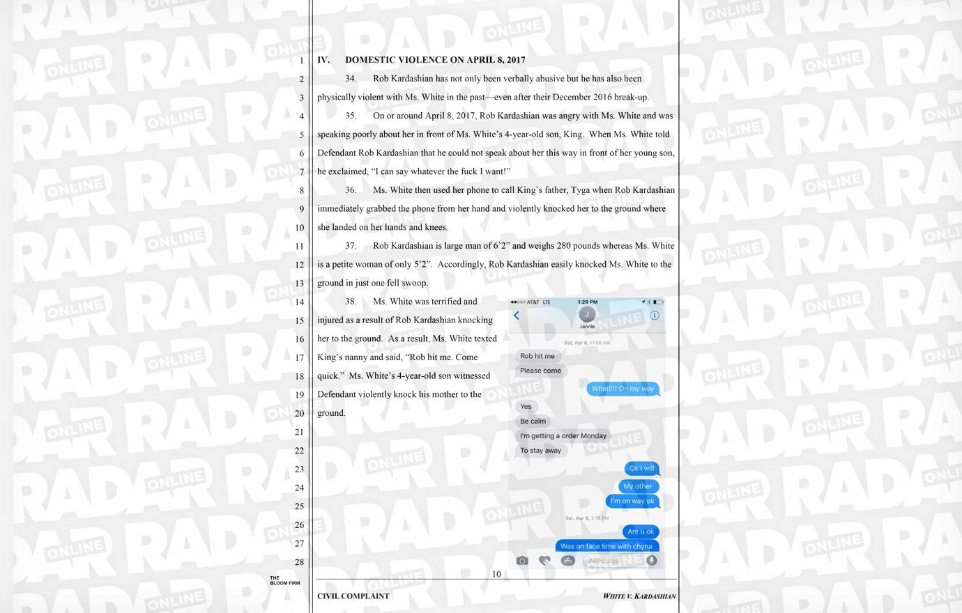 //blac chyna rob kardashian lawsuit evidence pills