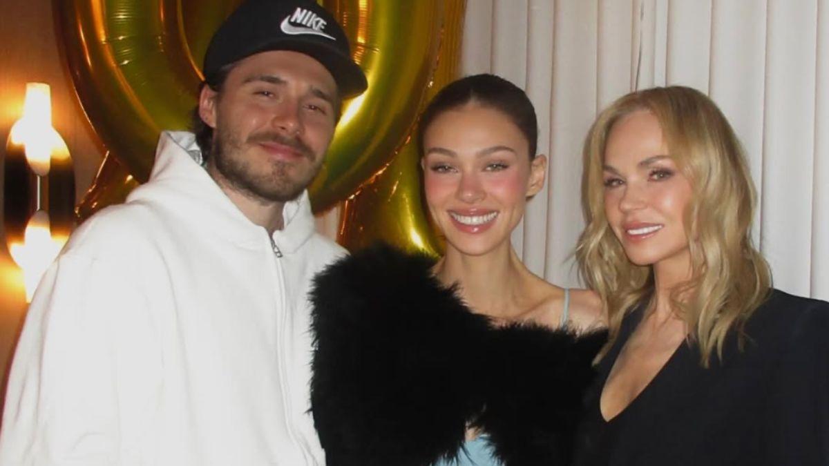 Photo of Brooklyn Beckham, Nicola and Claudia Peltz