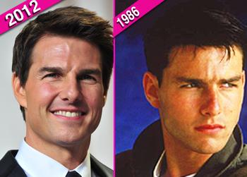 //tom cruise then now wenn top gun