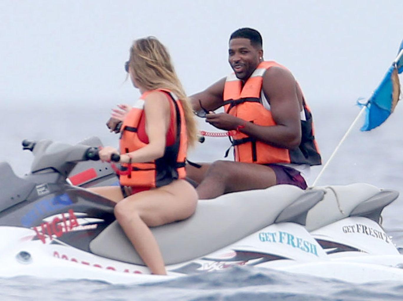 Khloe Kardashian Bathing Suit Butt Tristan Thompson Mexico