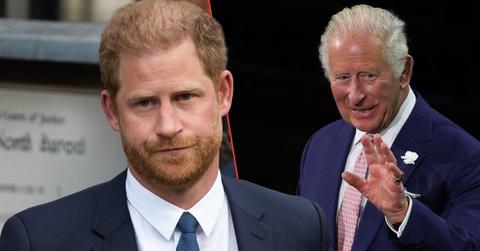 Photo of Prince Harry and King Charles