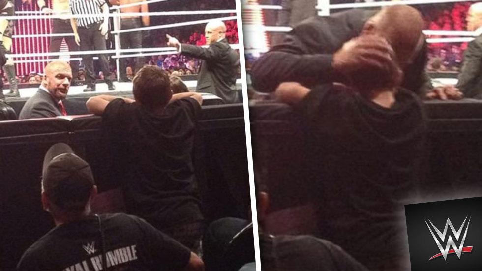 WWE Wrestling Champion Triple H Breaks Character To Comfort Young Fan ...