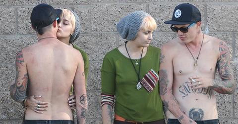 //paris jackson boyfriend michael snoddy kiss sobriety struggle pp