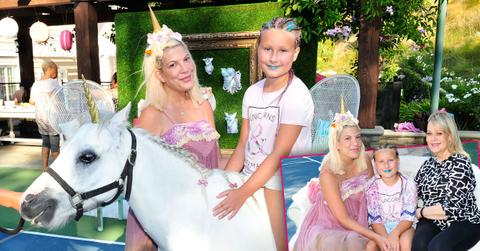 Tori Spelling daughter unicorn birthday party