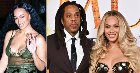 picture of Solange Knowles, Jay-Z and Beyonce