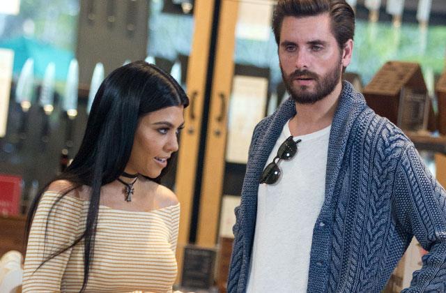 Kourtney Kardashian Scott Disick Pregnant Feud Dubai