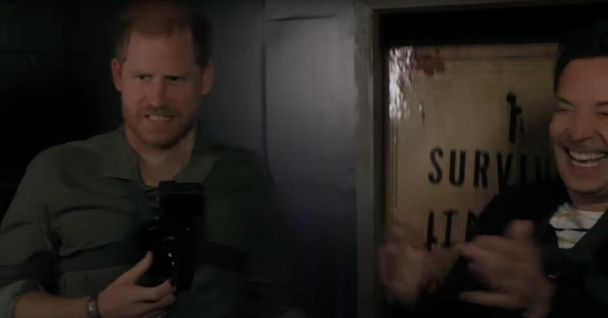 prince harry trolled haunted house screaming meghan markle