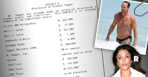 Bethenny Frankel Michael Toppel Net Worth Divorce