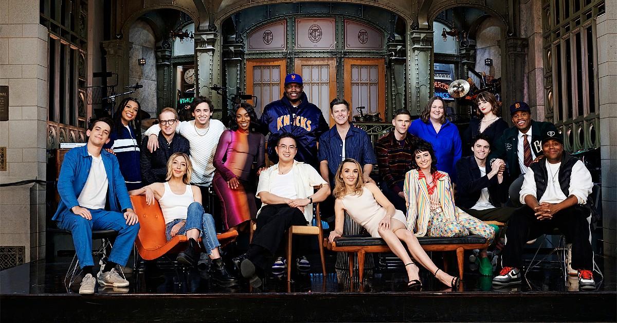 Composite photo of Saturday Night Live cast.