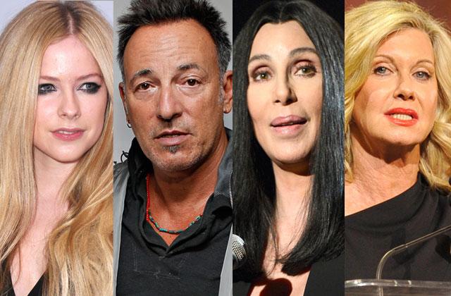 //cher olivia newton john avril lavigne bruce springsteen secrets sale