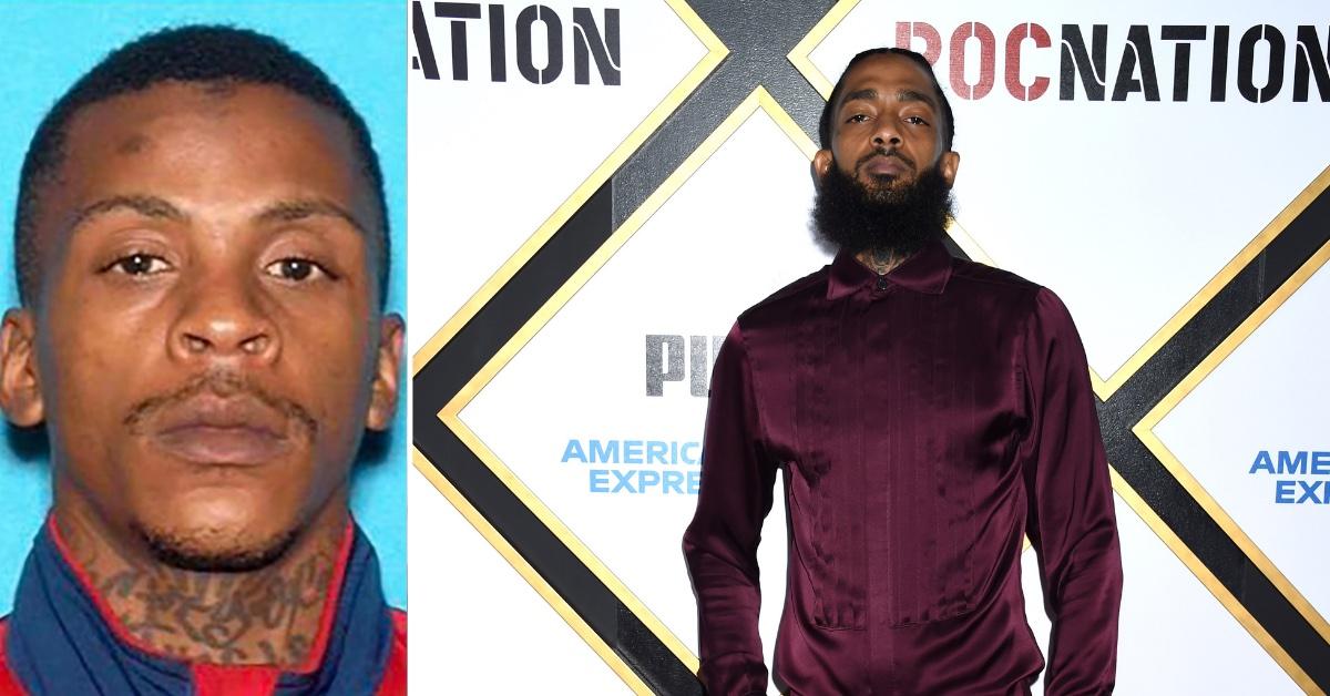 nipsey hussle alleged killer beaten up photo pp