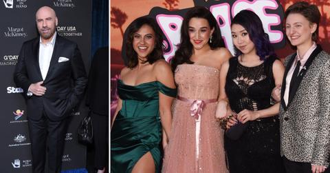 john travolta blows off grease tv show premiere pp