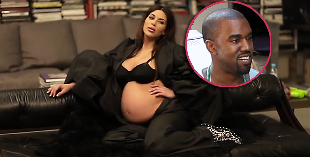 Proud Kanye West Shows Off Kim Kardashian S Bizarre