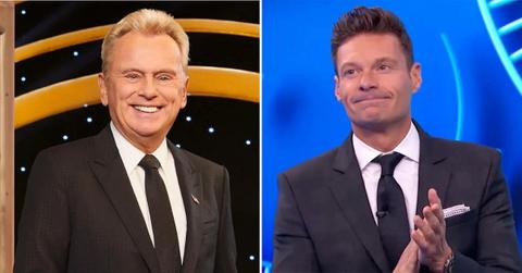 Split photos of Pat Sajak, Rya Seacrest