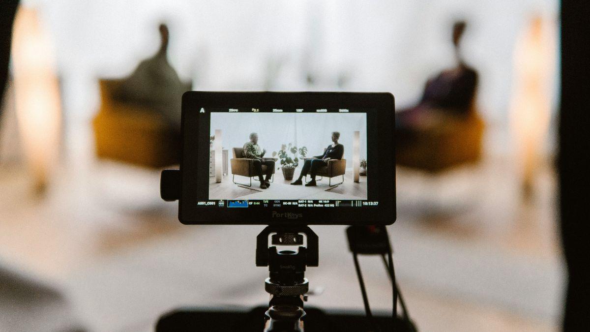 Photo of an interview