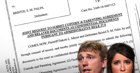 bristol palin dakota meye custody agreement daughter sailor finalized