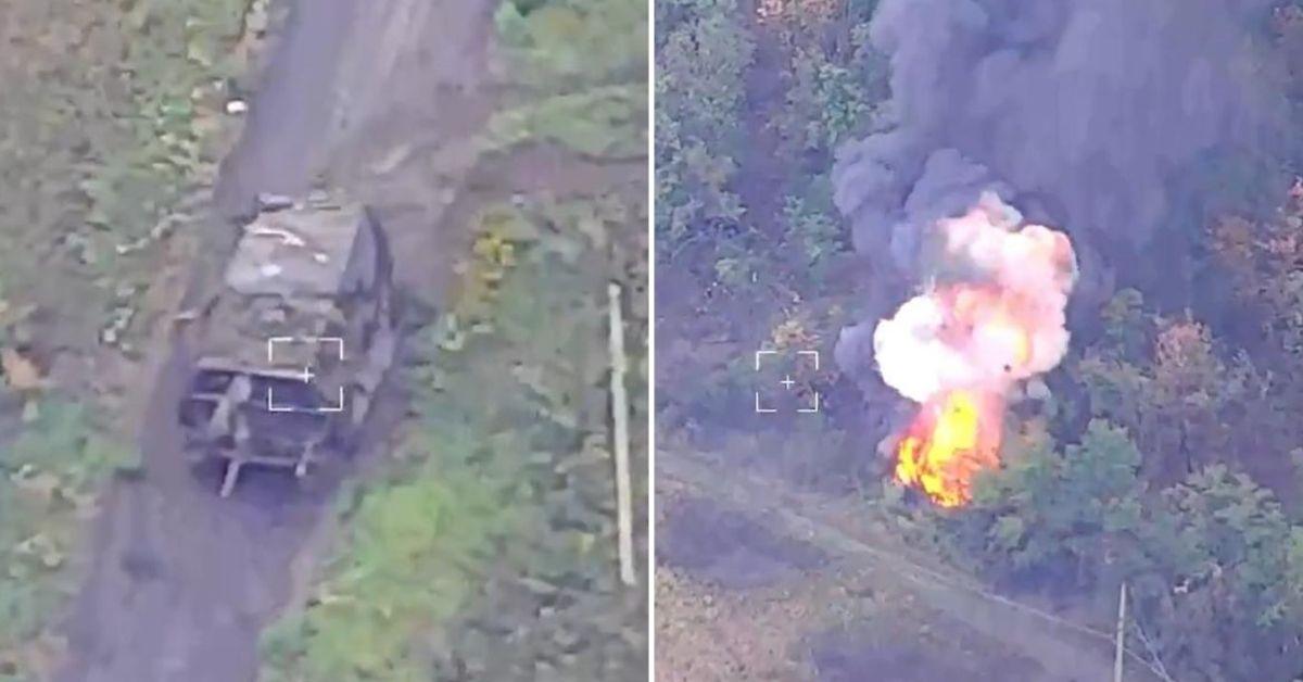 One by One: Shocking Moment as Putin's Box-Like 'Turtle Tanks' Are Blown Up in a Series of Stunning Ukraine Ambushes