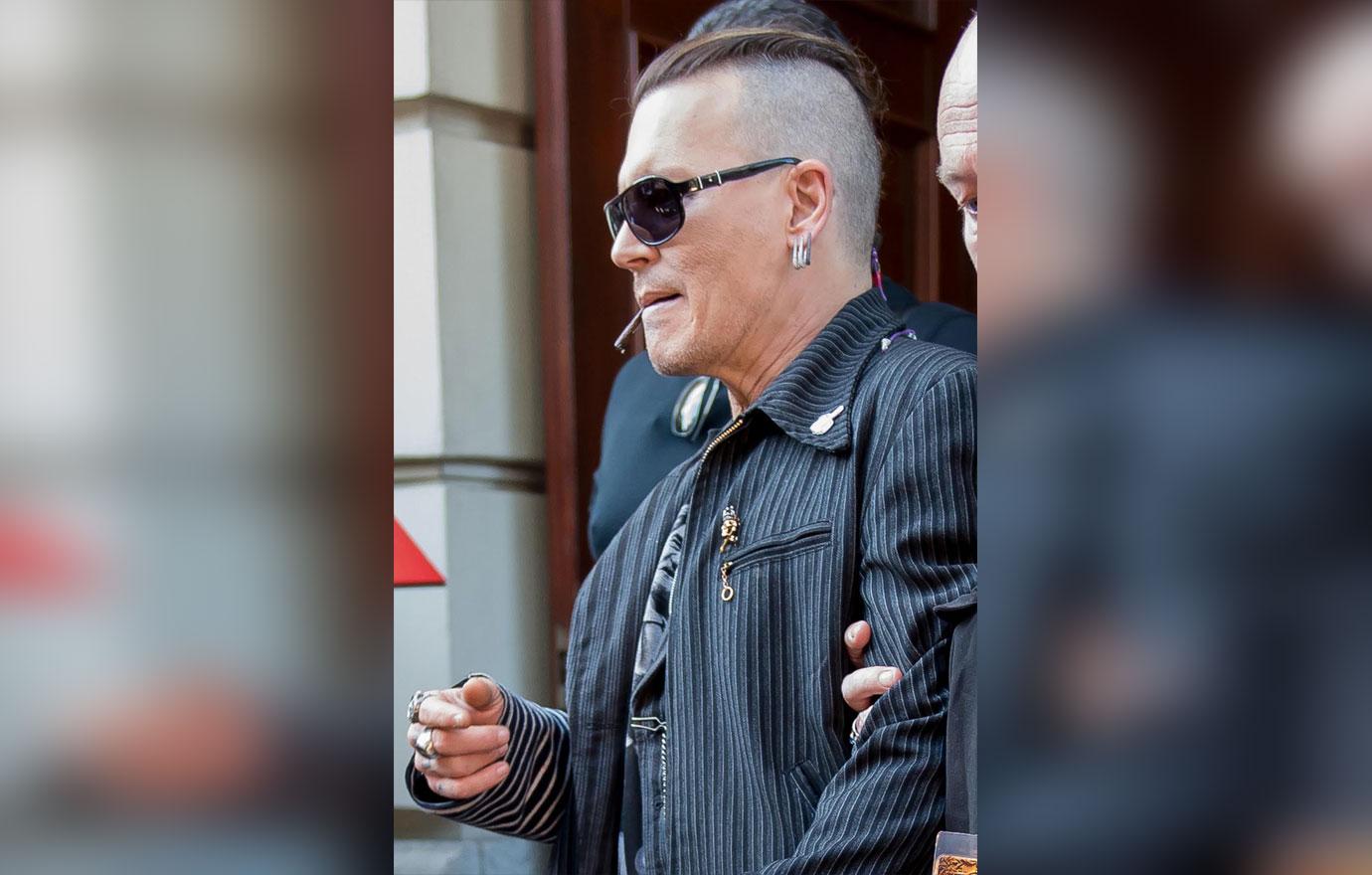 Johnny Depp Shaved Head Weight Loss