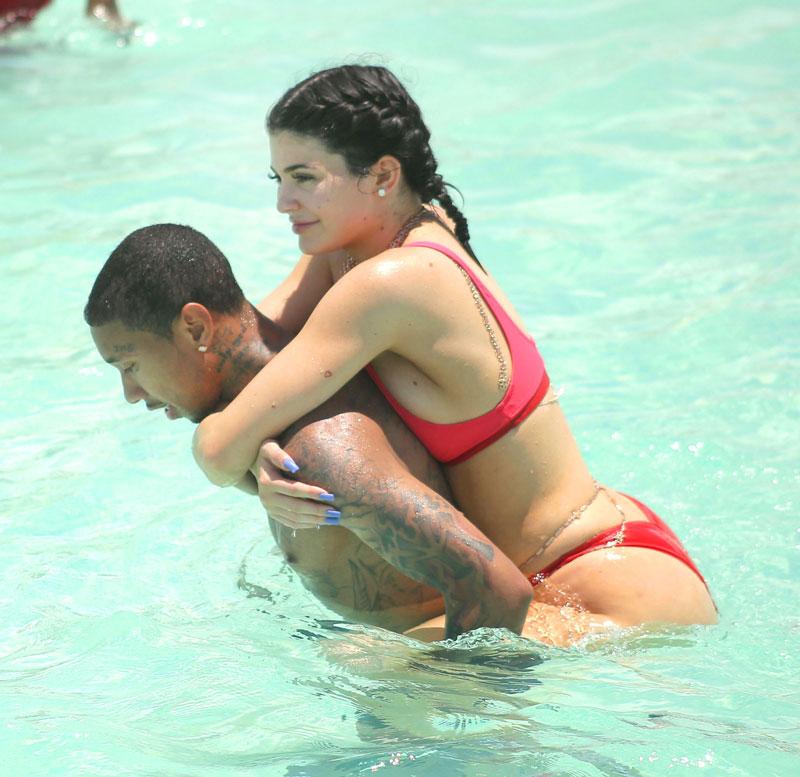 Kylie Jenner Bikini Tyga Vacation Kris Jenner