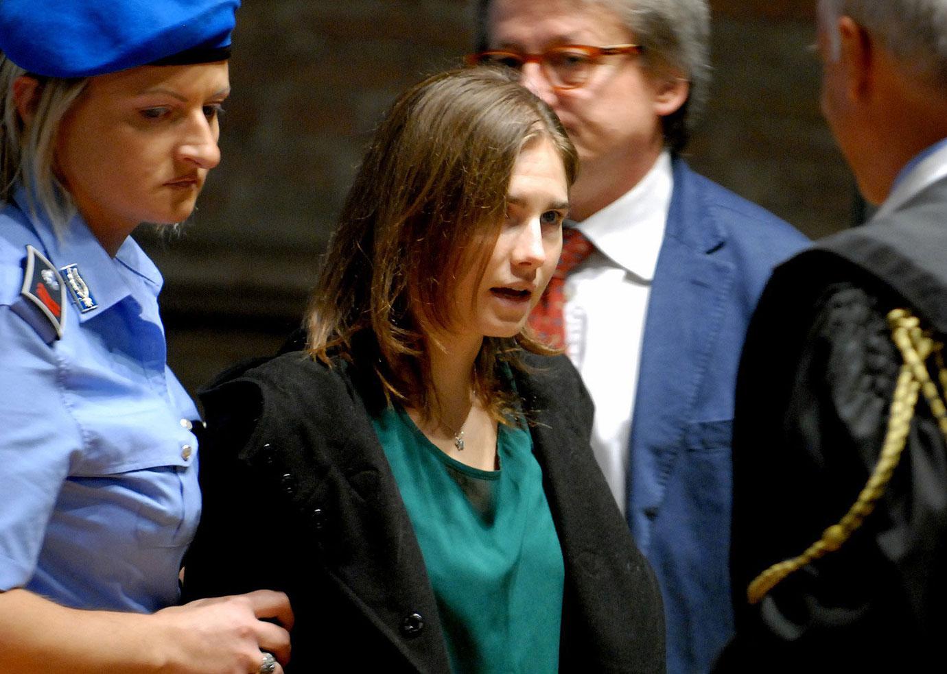 amanda knox husband slams meredith kercher murderer rudy guede early release prison