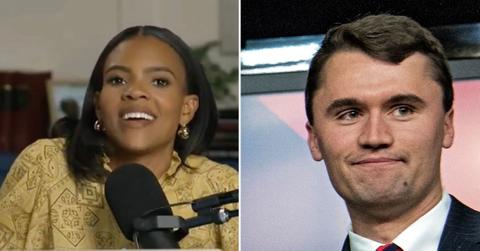 Composite photo of Candace Owens and Charlie Kirk