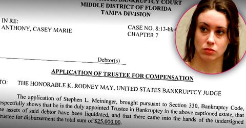 //casey anthony bankruptcy papers reveal almost made book deal st martins press pp sl