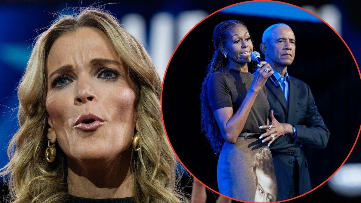 Photo of Megyn Kelly, Michelle and Barack Obama