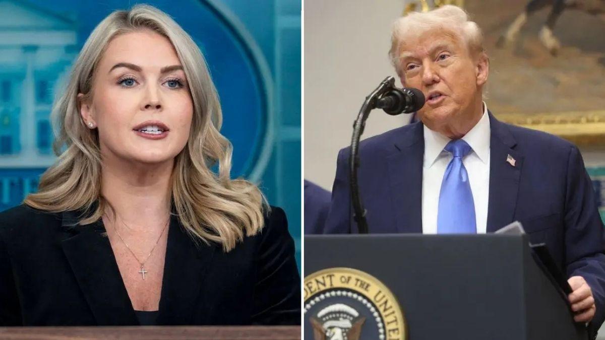 karoline leavitt and donald trump