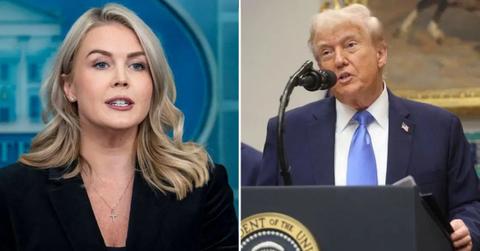 karoline leavitt and donald trump