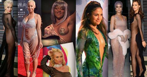 Rihanna Naked Scandalous Red Carpet