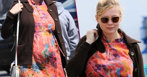 Kirsten Dunst Displays Baby Bump
