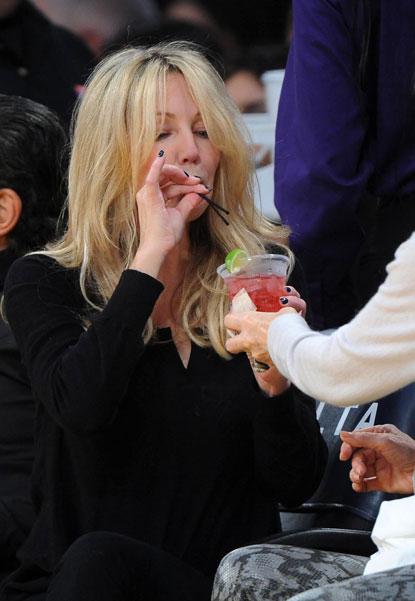 //heather locklear lakers game