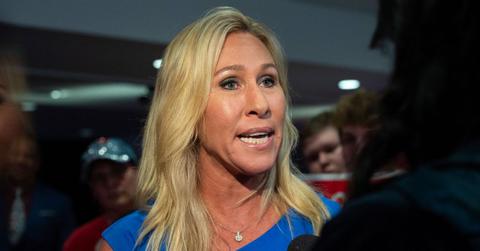 House Rep. Marjorie Taylor Greene Appears To Kick Gun Control Advocate