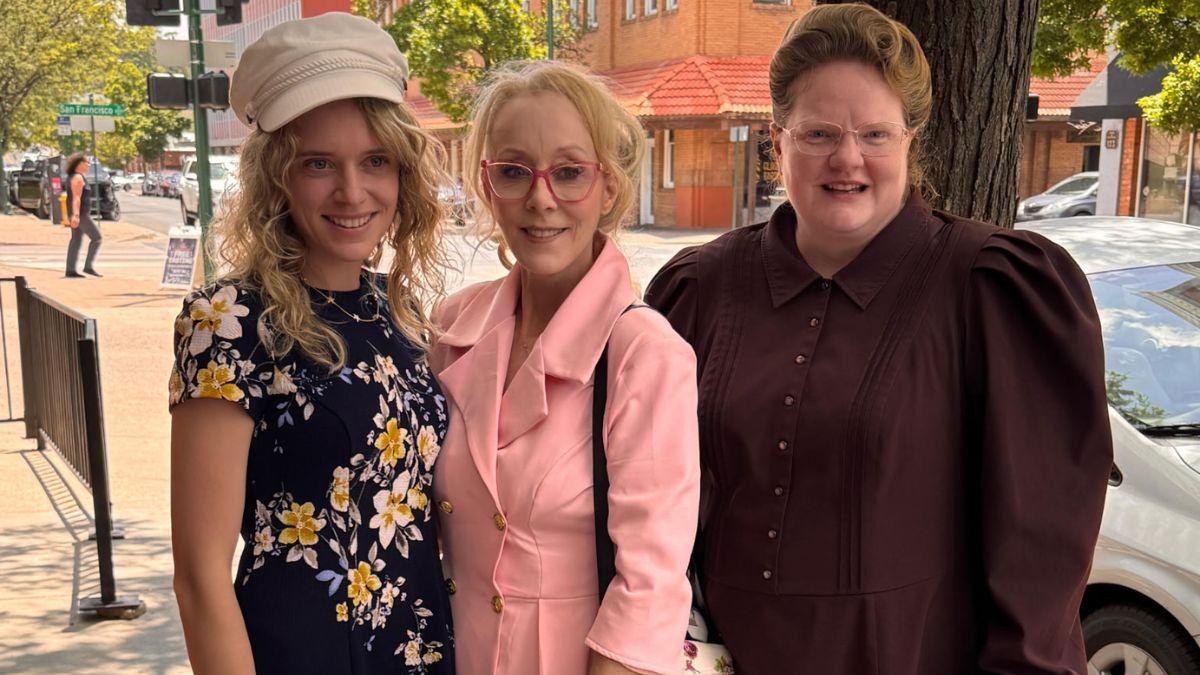A photo of Naomi Bistline, Christine Marie, and Julia Johnson