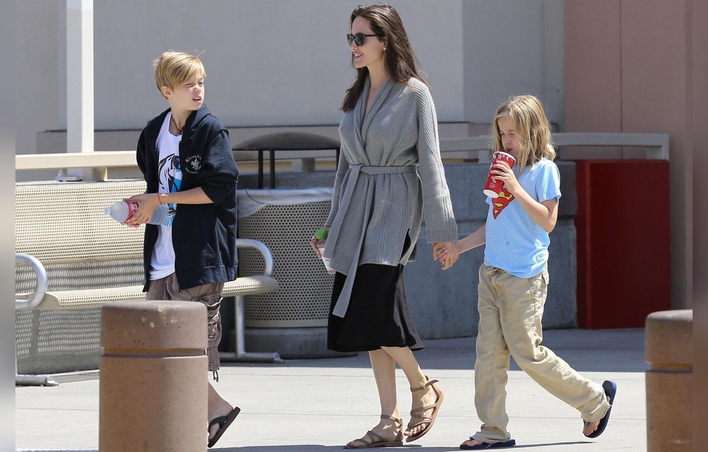 Angelina Jolie opts for all-black outfit while taking daughter Shiloh  shopping in Los Angeles