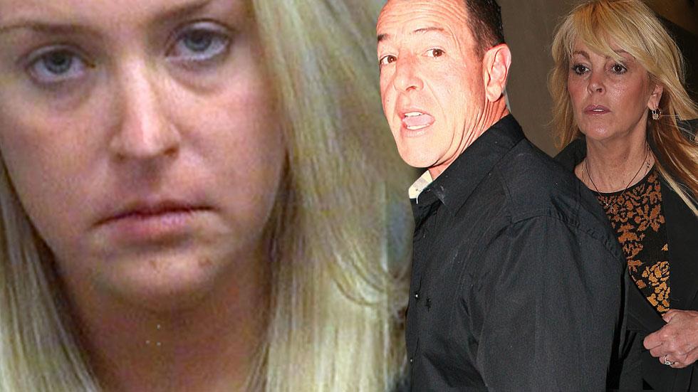 Kate Major Arrested Battery Michael Lohan Dina