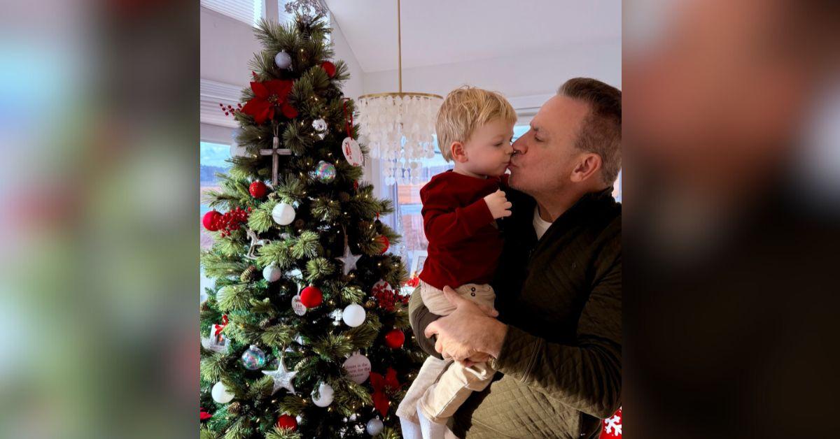 Photo of Karoline Leavitt's husband and son