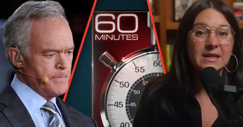 Photo of Scott Pelley and Bari Weiss