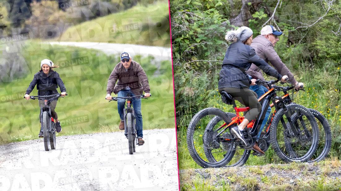 Matt Lauer & New GF Shamin Abas Ride Bikes: Photos