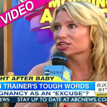 //tracy anderson gma sorry weight