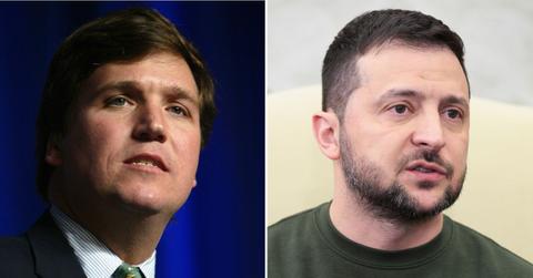 Tucker Carlson Berates Volodymyr Zelenskyy For Not Wearing Suit