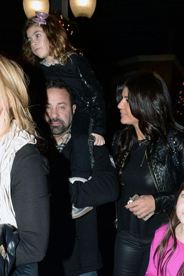 //Teresa Giudice and her husband Joe Giudice show support for their daughter Gia Giudice