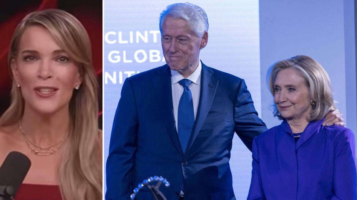 picture of Megyn Kelly, Bill Clinton and Hillary Clinton