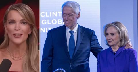 picture of Megyn Kelly, Bill Clinton and Hillary Clinton