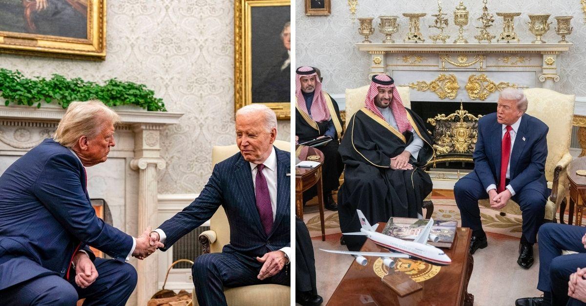 Photo of Donald Trump, Joe Biden