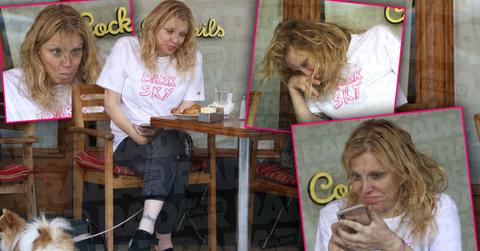 Courtney Love Puts Dog Poop On Restaurant Table In Bizarre Video