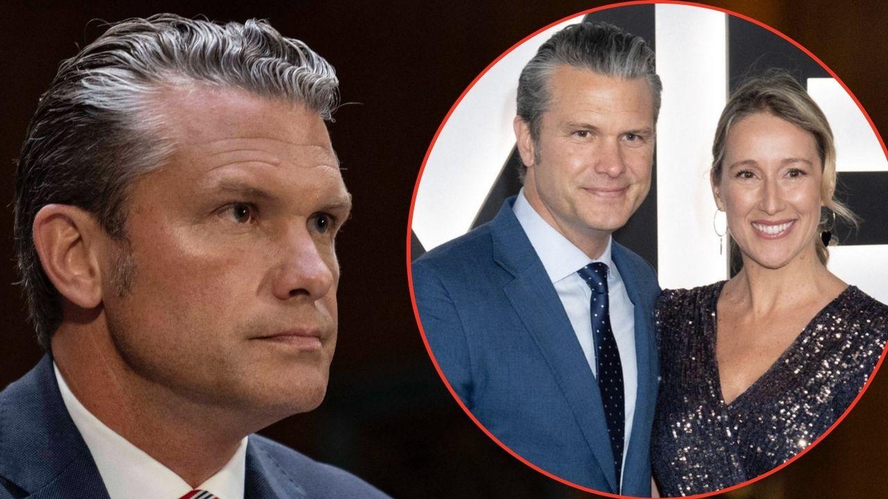 Photo of Pete Hegseth and Jennifer Rauchet