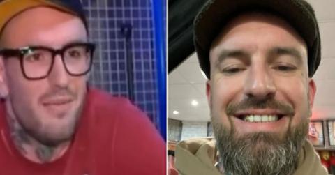 A photo of Ben Saunders alongside a photo of Ben Saunders
