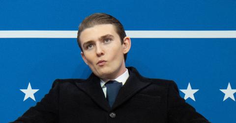 A journalist shot down claims she was romantically linked to Barron Trump.