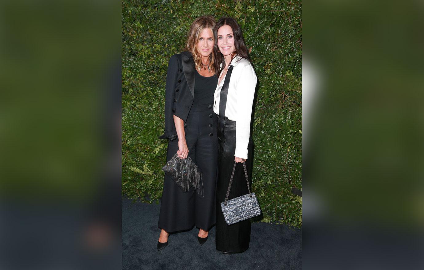 Jennifer Aniston And Courtney Cox Attend Chanel Dinner